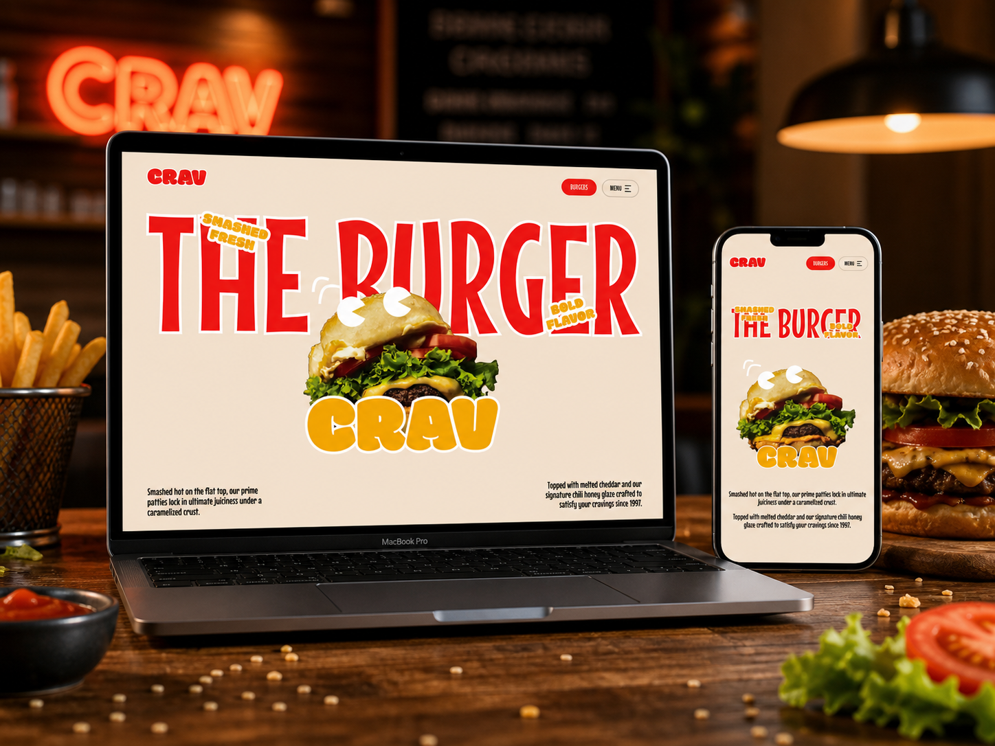 https://www.cravburgers.shop/. Crav burgers shop website design brand identity conversion design e commerce design ecommerce design ecommerce website landing page mobile design online store product page responsive design shopify shopify design shopify store shopify store design shopify website ui design ux design web design website design website redesign
