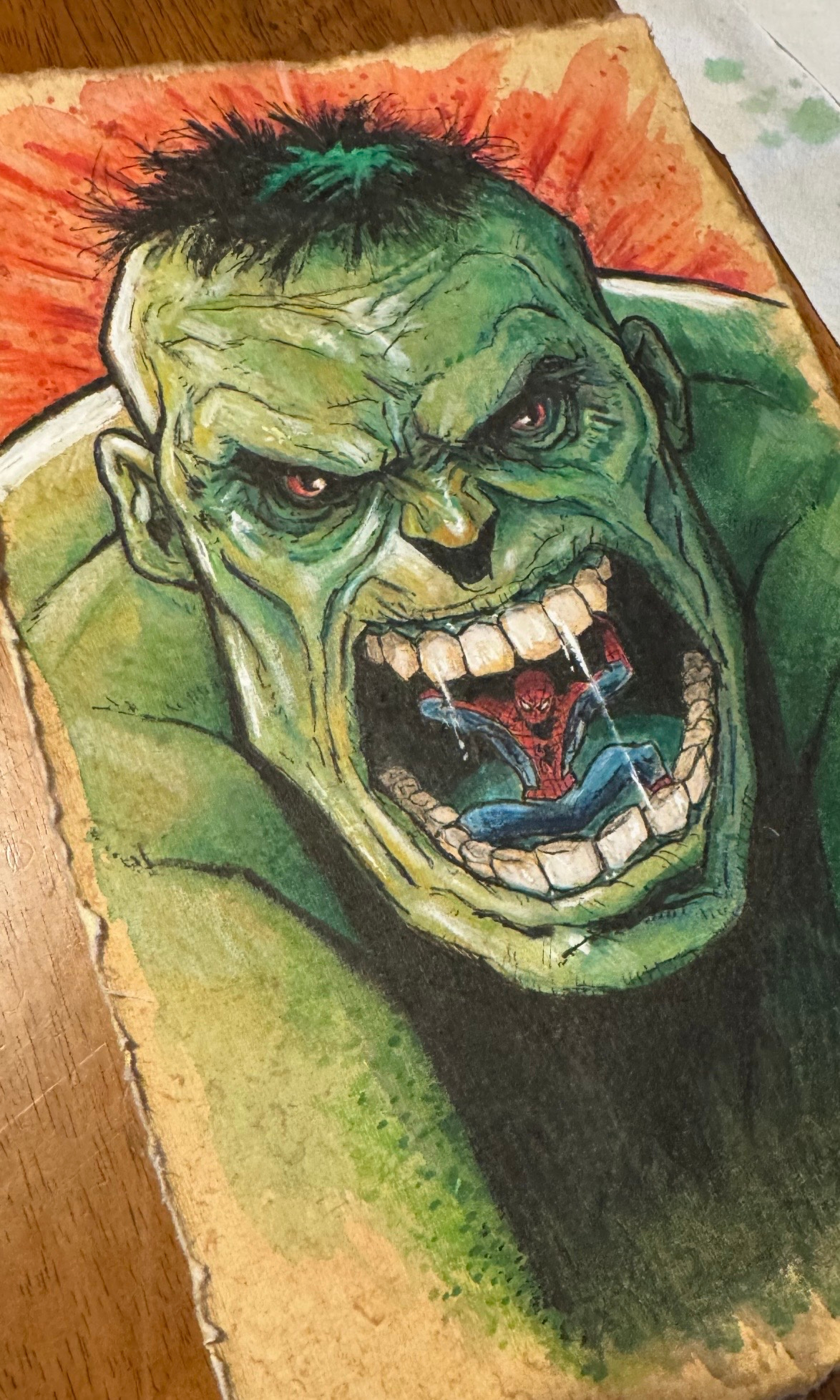 Example of “HULK HANGRY!!!”
