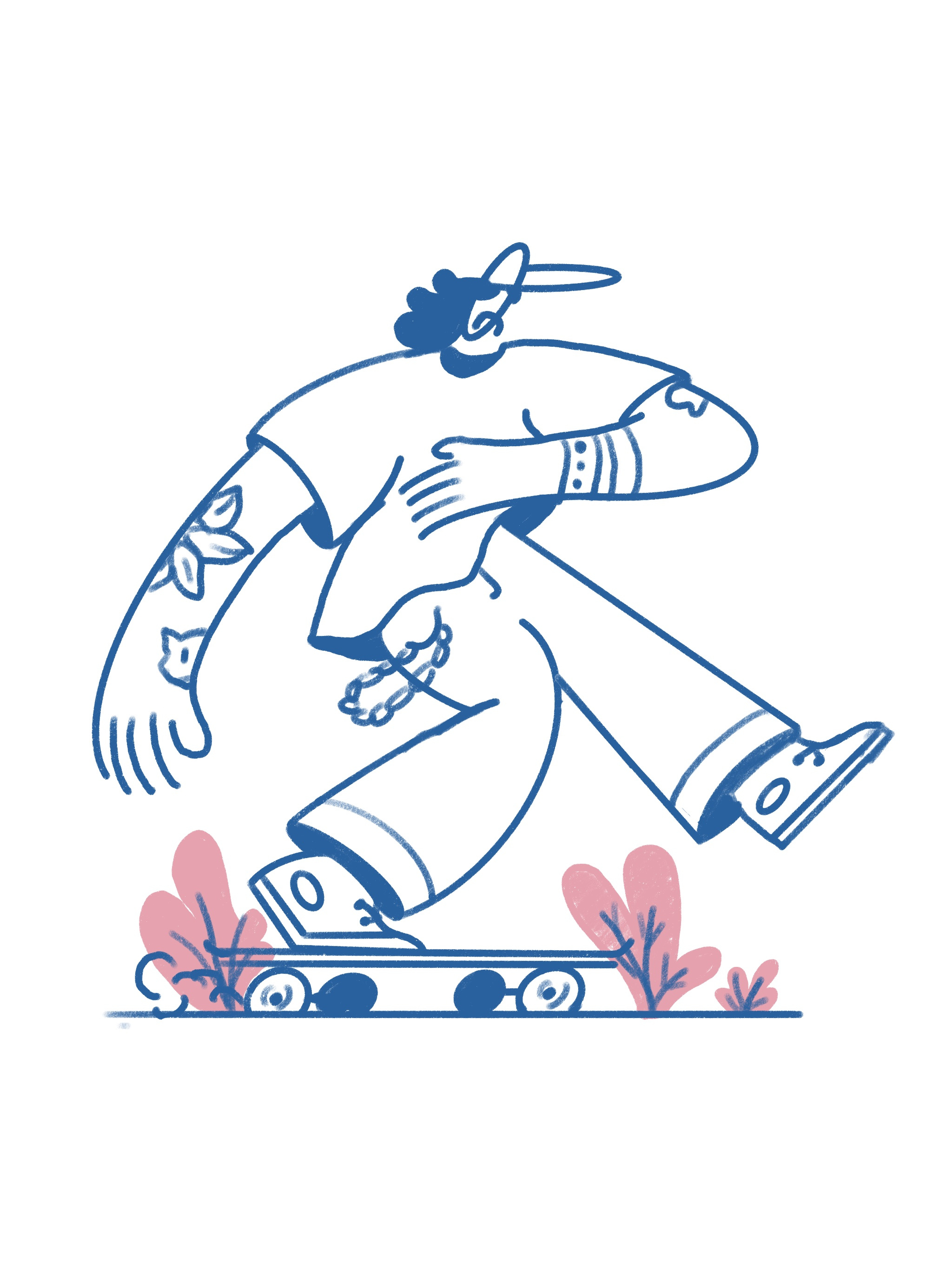 Skater boi 3d animation branding design fun graphic design icon illustration line logo minimal minimalist motion graphics retro simple skater boy ui