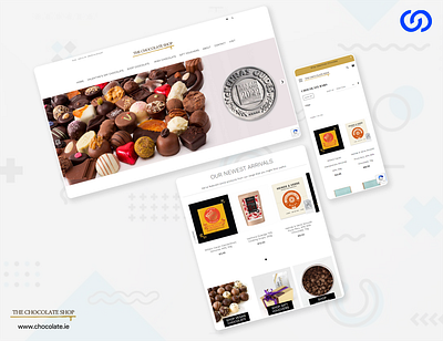 The Chocolate Shop branding graphic design ui user experience web design