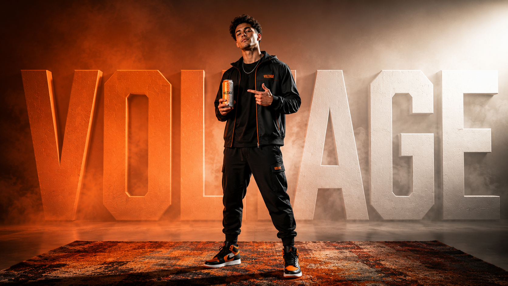 VOLTAGE — Premium Performance Energy Brand Direction 3d animation brand brand identity branding creative creative director design drink energy graphic design illustration logo motion graphics ui vector
