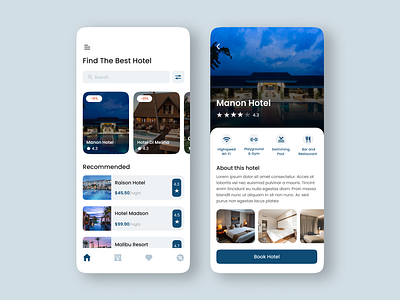 Daily UI 067 - Hotel Booking adobe xd app booking dailyui design figma hotel hotel app hotel booking hotel booking app hotel reservation mobile mobile app reservation resort ui ui design uiux ux ux design