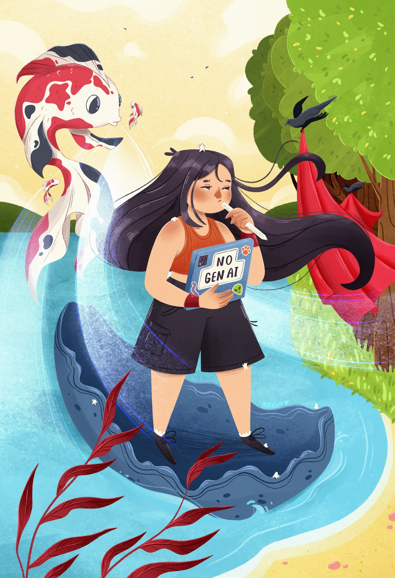 ✨ book illustration cartoon character character character design childrens illustration design girl illustration illustration