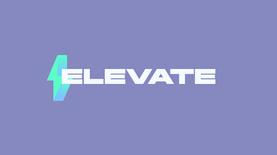 Elevate Energy Branding 3d branding graphic design logo