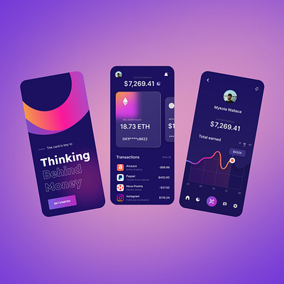 Day 06/90 - Banking Service Mobile App animation app challenge concept design graphic design ui ux