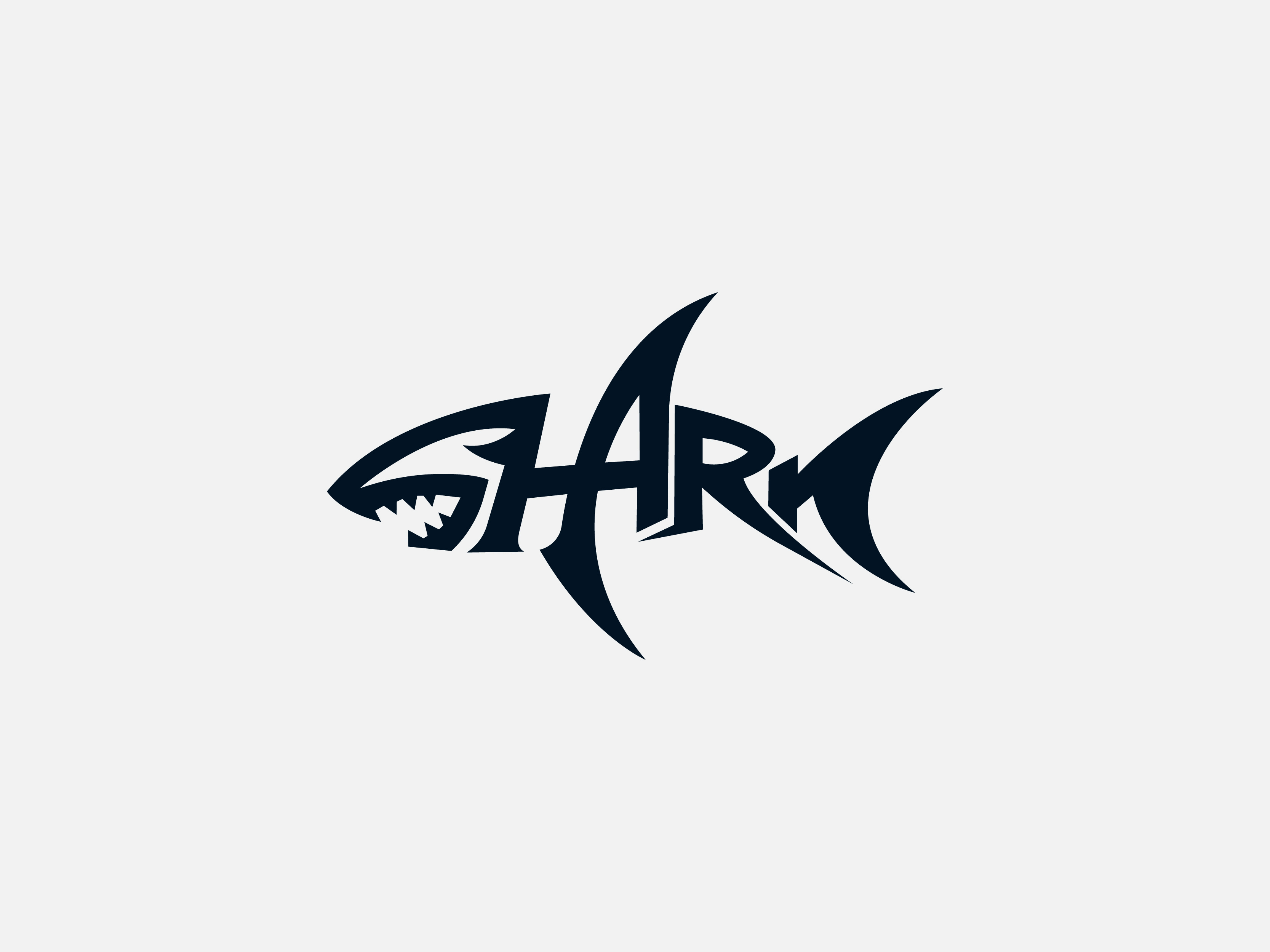 Shark Wordmark Logo | Creative Typography Logo Design apparelbrand brand identity branding customlogo esportslogo fishingbrand lettermark logo logo design minimal logo modern logo professionallogo s logo sharklogo sportslogo typographylogo vectorlogo wordmarklogo