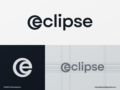 eclipse - word mark abstract logo designs bold logo concepts brand design branding creative logo designs eclipse logo icon letter e logo letter mark logo logo logo design logo design concept logotype minimalist logo modern logo moon logo negative space logo timeless logo design typography word mark logo