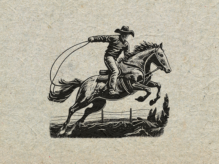 Cowboy Rodeo by Nocturnal Wolf on Dribbble