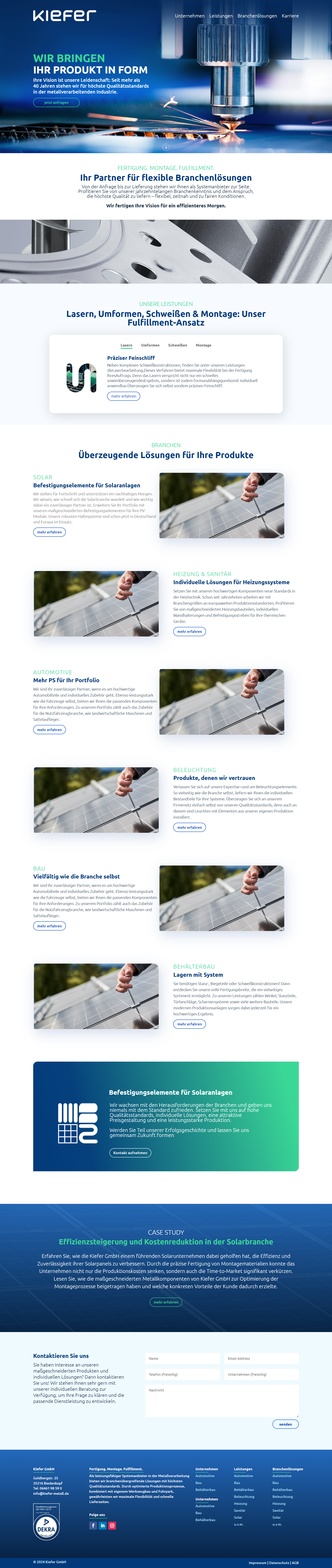 White-Label Divi Website for a German Marketing Agency agency wordpress branding design divi development divi supreme multi page website portfolio project responsive design responsive web design seo fixes service website small business website ui white label wordpress wordpress wordpress case study