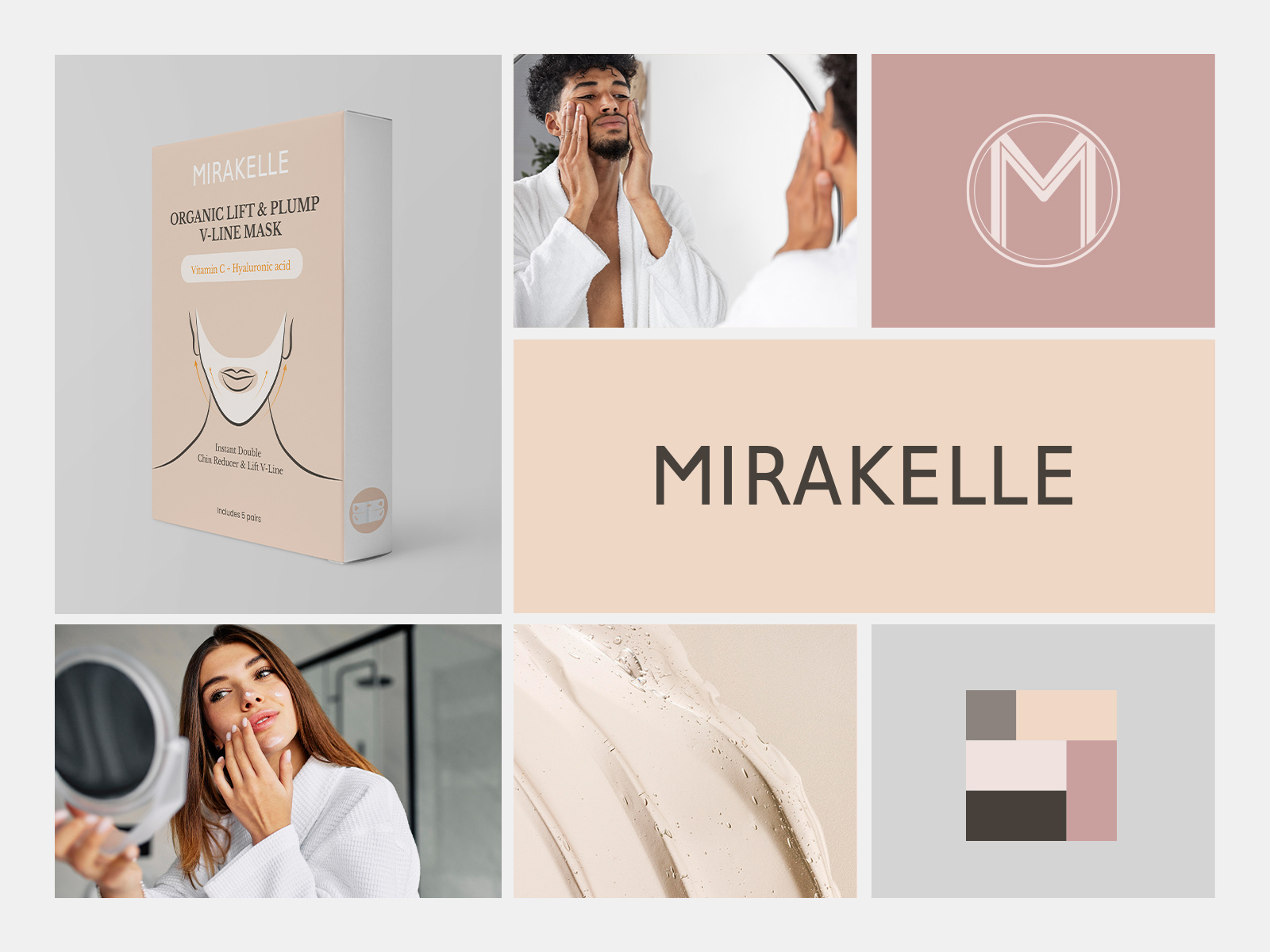 MIRAKELLE, Packaging design adobe design adobe illustrator adobe photoshop brand design brand designer brand identity branding cosmetic brand cosmetic packaging design graphic design graphic designer logo logo designer packaging packaging design packaging designer skincare vector visual identity