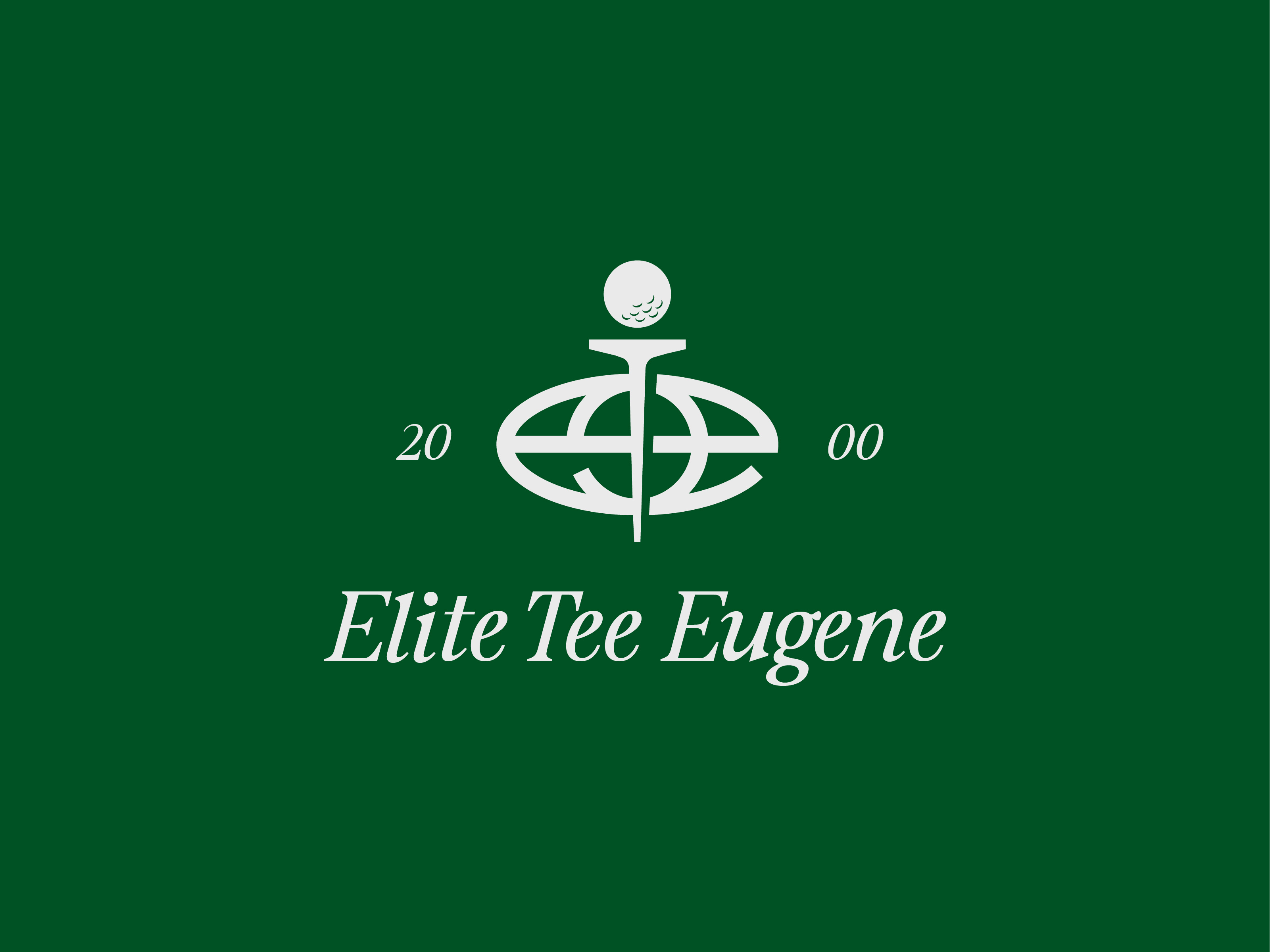 Elite Tee Eugene — Premium Golf Brand Identity & Visual System apparel branding b2b brand designer brand identity design brand strategy classic monogram founder led brand golf brand identity golf logo heritage branding logo mark luxury branding luxury logo design luxury visual identity minimalist logo modern monogram monogram logo premium logo vector logo vintage luxury design visual identity system