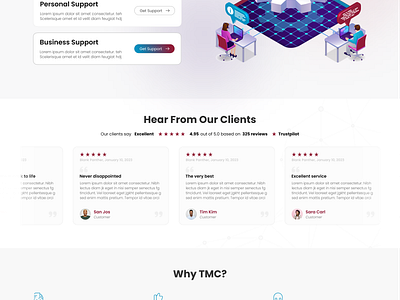 TMC Landing Page Design adobe xd ai artificial intelligence chatgpt chatgpt landing page design figma landing page ui ui design user experience user interface ux ux design website design