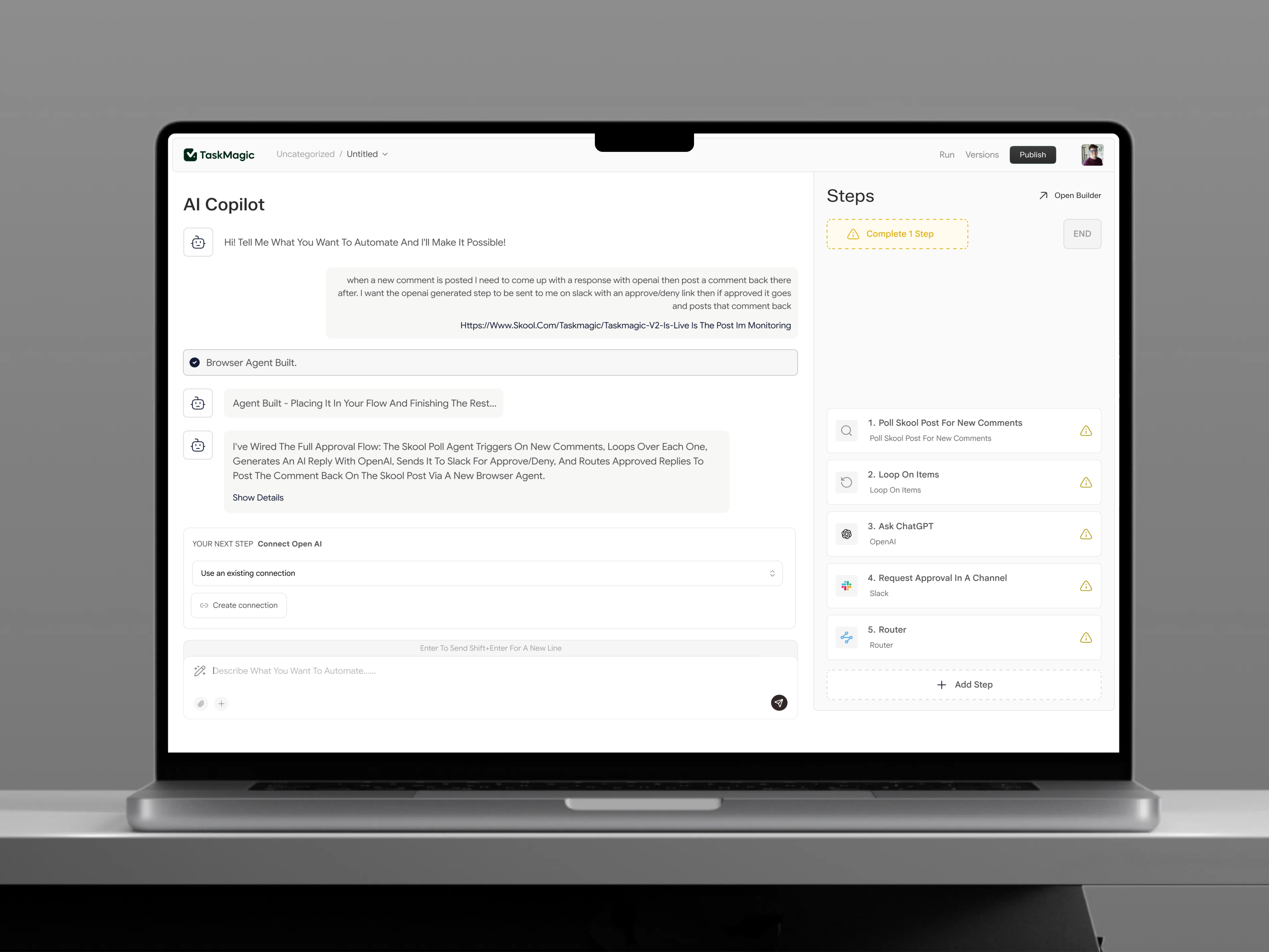 AI Agent Automation Dashboard Design ai ai agent ai agent automation ai agent dashboard ai agent platform ai agent ui product design web design