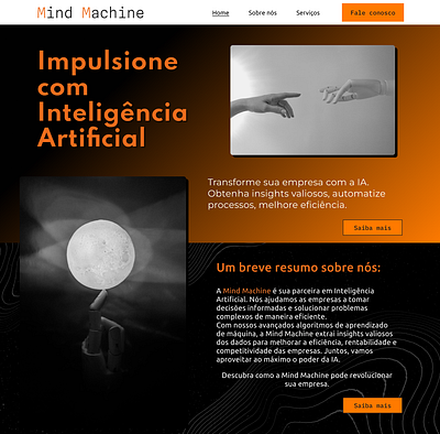 Mindmachine webdesign AI design ui ux webdesign website