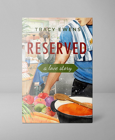 Love Stories X Enya Todd book cover food kitchen love people publishing romance scene vegetables watercolor