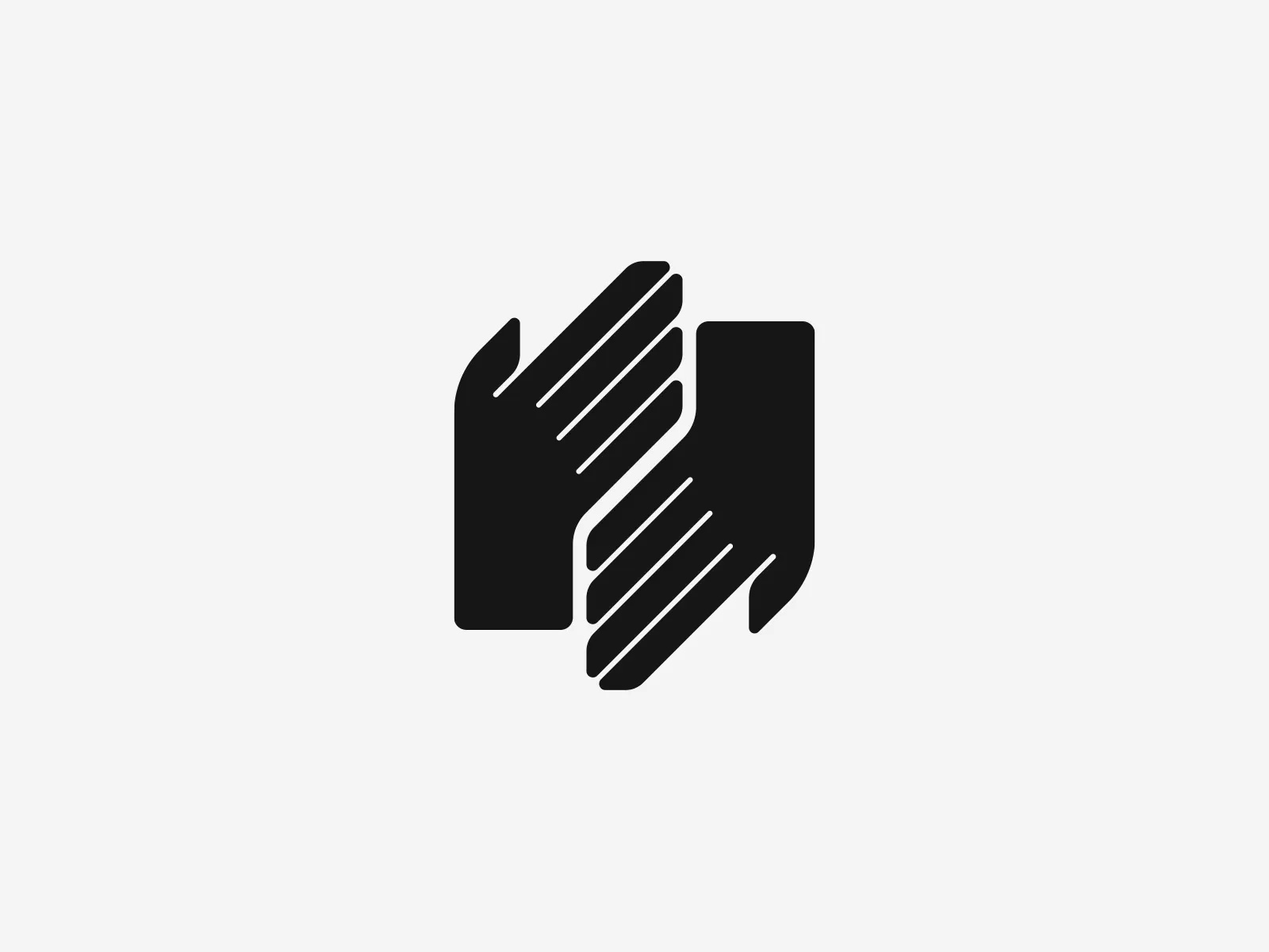 Logo with hands brand brand design brand designer branding branding design branding designer fintech logo hand hand logo logo logo design logo designer logodesign logodesigner logotype saas logo startup logo tech logo