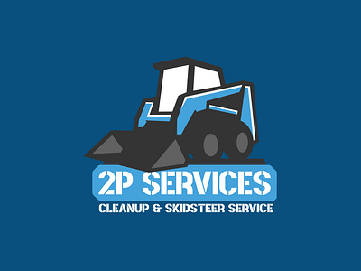 2P Services Excavation Branding branding graphic design logo ui