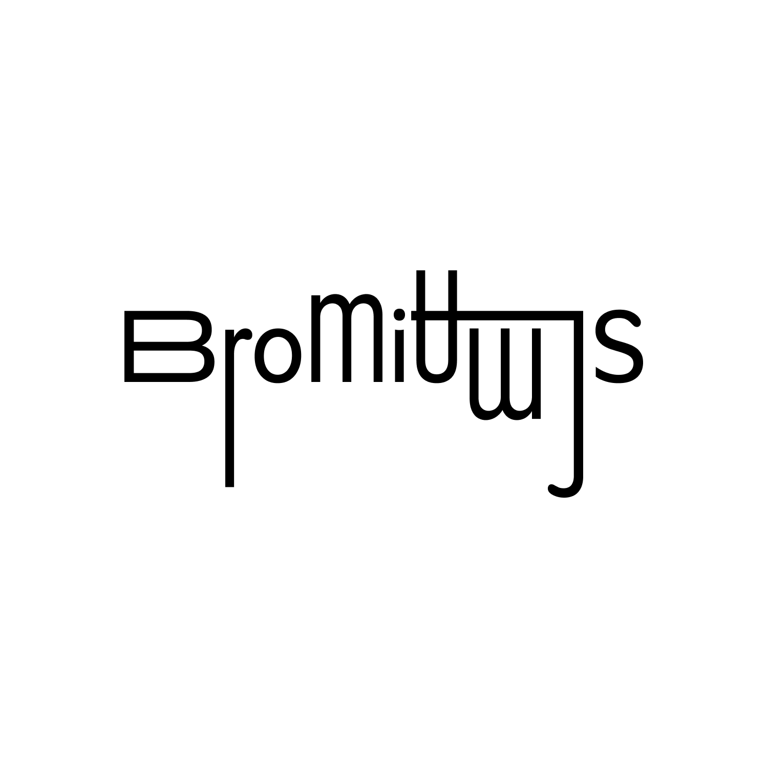 BromiumJS graphic design logo wordmark