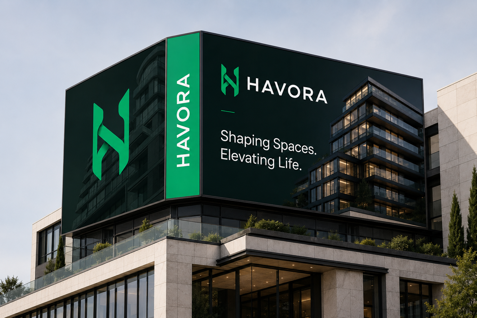 Havora logo for real estate company