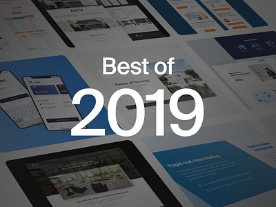 Best of 2019 landing page minimal modern startup ui web design
