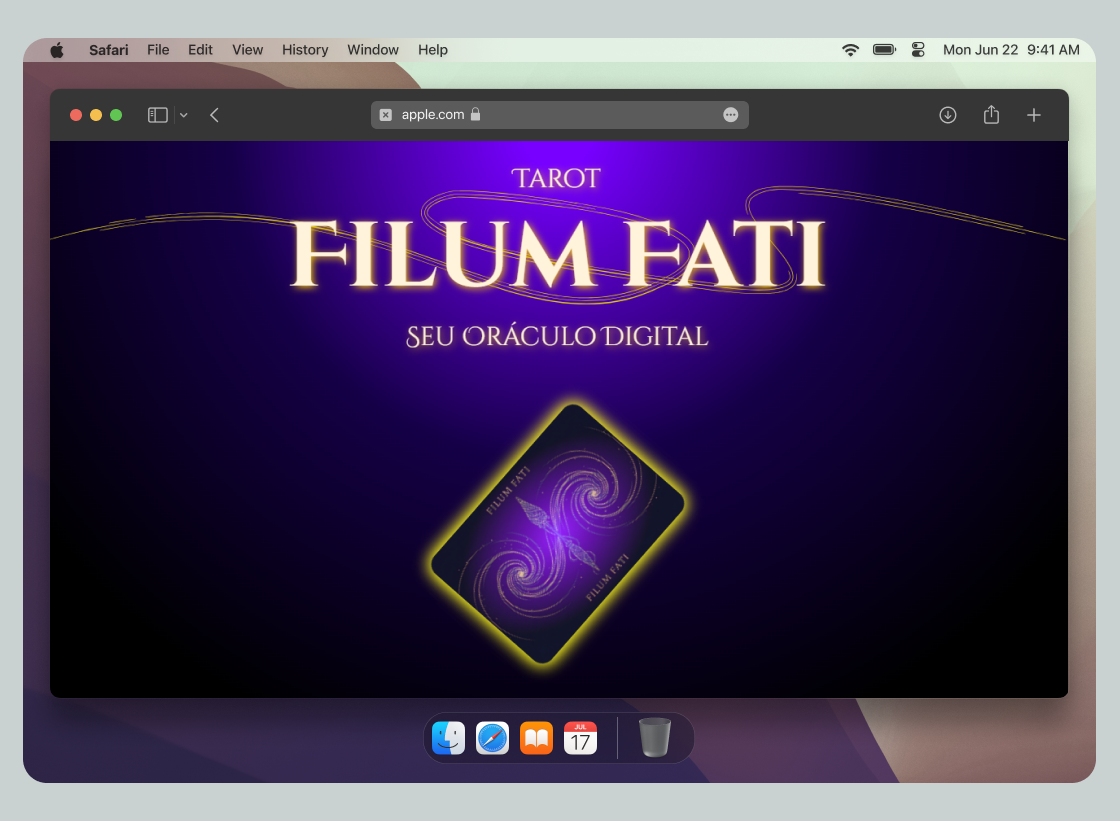 Tarot Game | Filum Fati branding card game cards css deck layout esoteric frontend interactive javascript logo magic mystical oracle responsive design simulation tarot uiux user interface web app web design