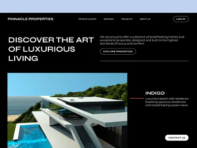 Luxury Real Estate Website Design ai branding desktop figma mobile product design ui ux web design