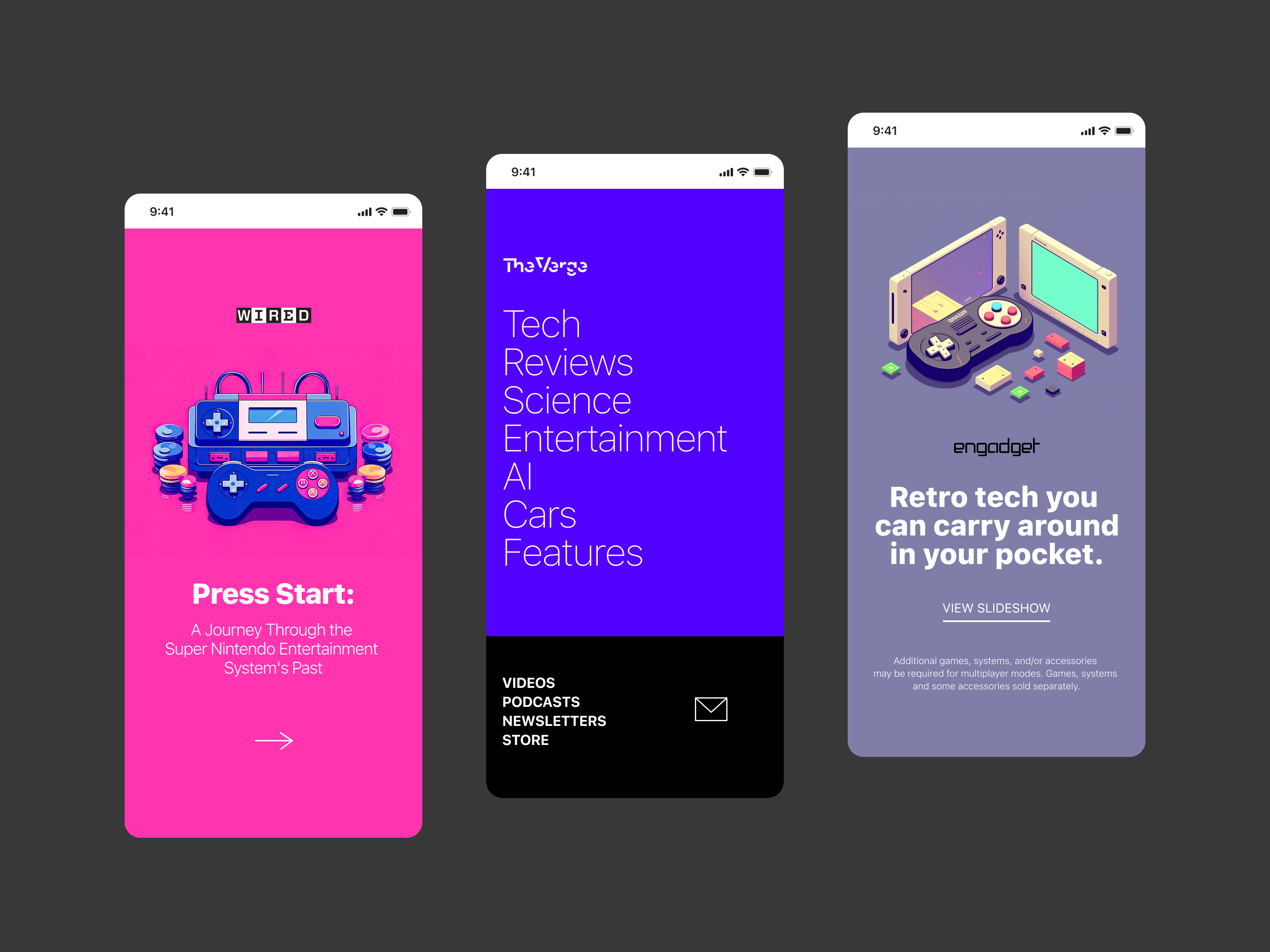 Gaming Editorial Mobile Screens app app design colors design digital design figma graphic design grid illustration interface interface design marketing mobile mobile design mobile screens typography ui ux web design webdesign