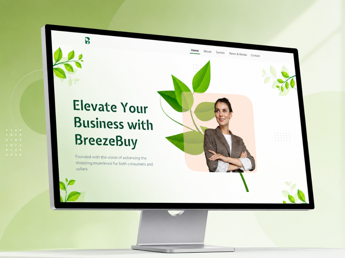 BreezeBuy – Modern Business Management Platform branding breezebuy business solution business website commerce platform design product design saas website uiux website design