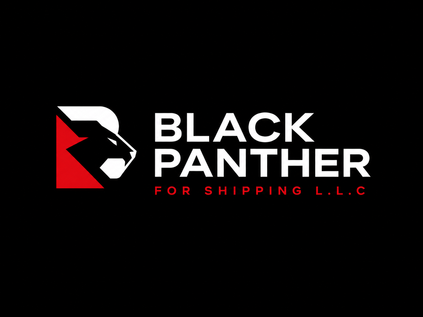 Black Panther Shipping — Brand Identity & Logo Design brand design brand identity branding cargo corporate branding delivery freight graphic design logistics logistics branding logo logo design minimal logo modern logo panther logo red black shipping shipping company transportation visual identity
