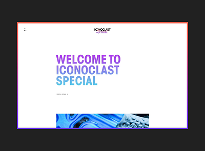 Iconoclast animation art direction color colorful graphic design motion ui web design