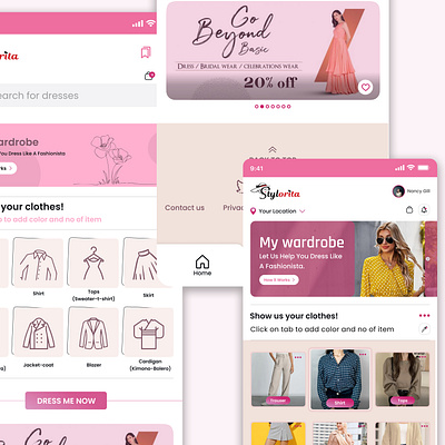 Stylorita Apps design application apps design dress female female apps female dress apps ui user interfface ux web