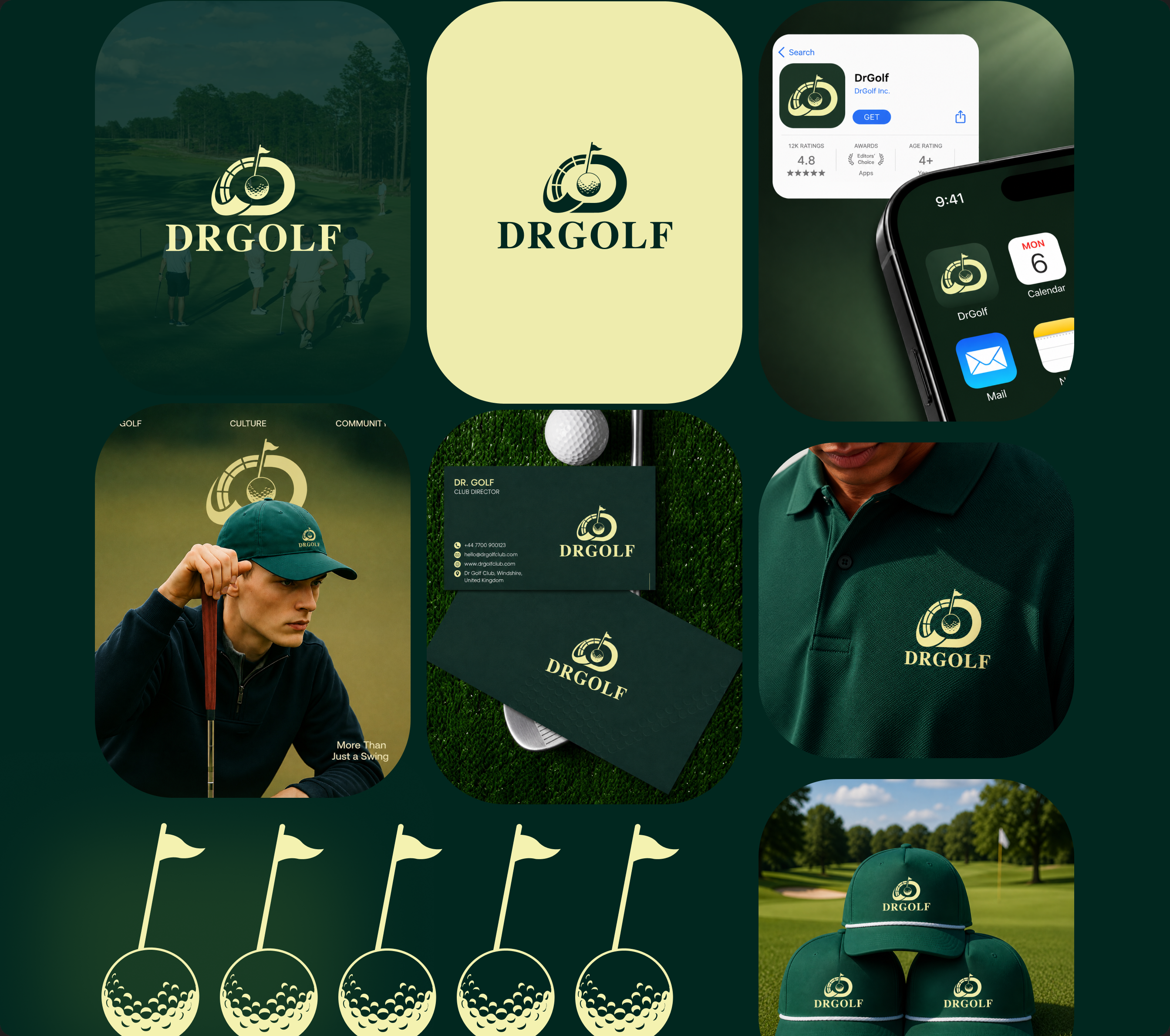 Premium Golf Brand Identity & Visual Branding brand design brand identity brand logo brand strategy branding creative branding custom logo golf branding graphic design logo branding logo design logo inspiration logo mark logotype minimal logo modern logo professional logo sports branding sports logo visual identity