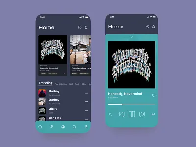 Music App app branding design music product design ux