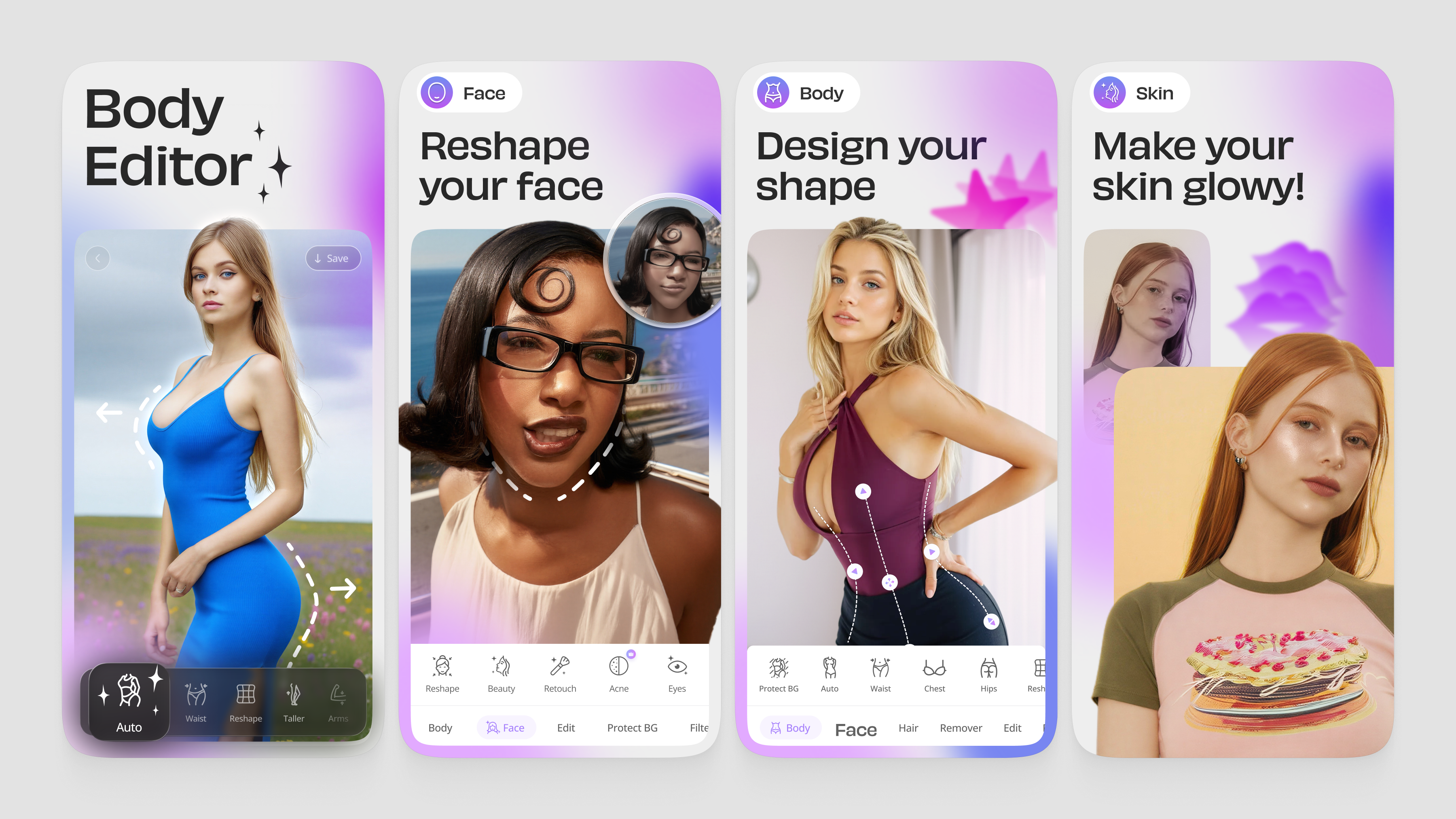 App Store Screenshots | BeautyUp app design app marketing app screenshots app store app store creative app store design app store listing app store optimization app store preview app store screenshots app store visuals aso conversion optimization google play mobile app design mobile app marketing mobile ui product design screenshot design ui design