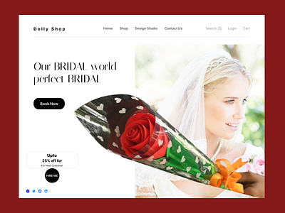 Wedding Planner Web Page app branding bridal web page design figma graphic design logo ui ui design ui trends uiux ux ux design ux trends website