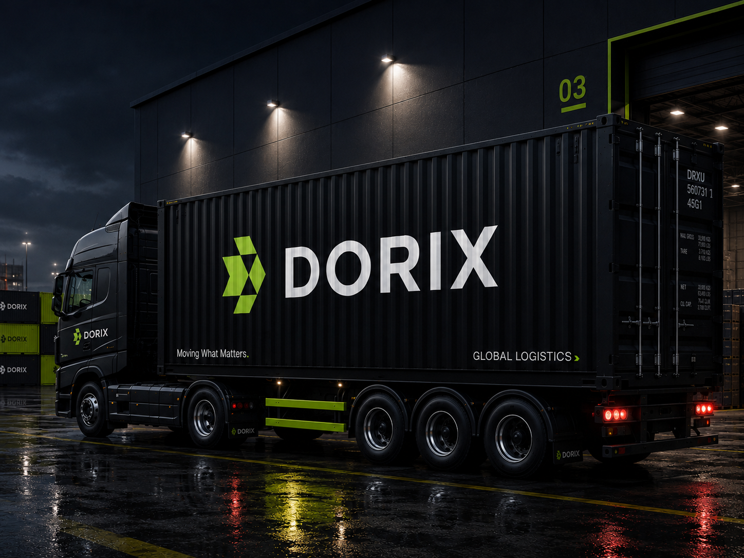 Modern Logistics & Transportation Logo — DORIX brand identity geometric logo logistics branding logistics logo logo design logo for sale minimal logo modern logo shipping logo transportation logo