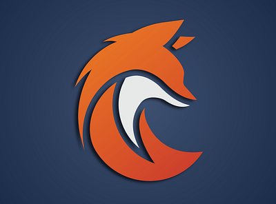 Fox logo art brand branding design fox illustration logo minimal simple ui vector