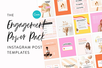 Instagram Engagement Posts Template instagram planner