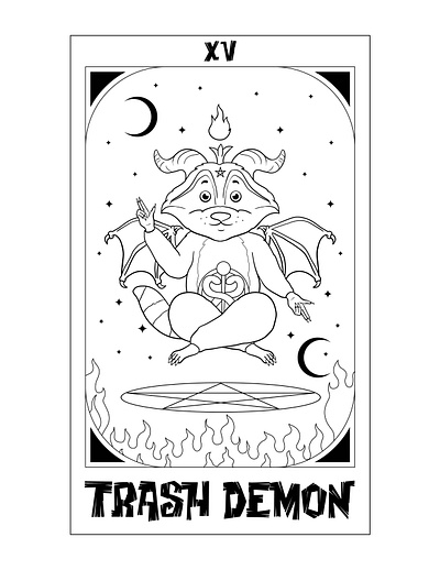 Trash Demon - Illustration design graphic design illustration vector