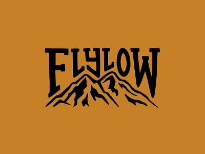 Flylow | Typography bradford bradford design flylow logo mountains outdoor outdoors ski bum skiing snow snowboarding type type design typography