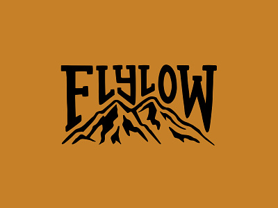Flylow | Typography bradford bradford design flylow logo mountains outdoor outdoors ski bum skiing snow snowboarding type type design typography
