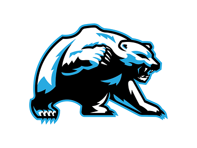Polar Bear Logo branding design identity illustration illustrator logo sports sports logo vector