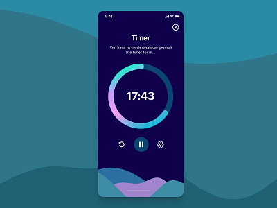 Timer 014 app countdown dailyui day14 design timer ui uidesign uiux