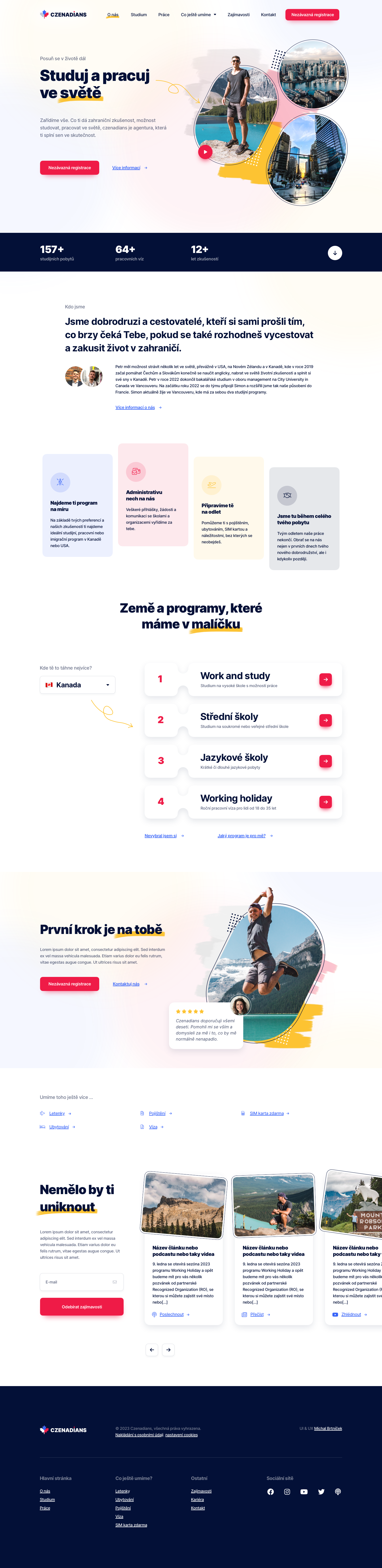 Work and study website design flat ui web webdesign website