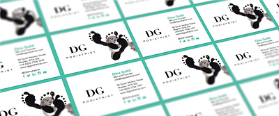 DG Podiatrist branding brochure design graphic design healthcare identity print design promotion social social media visual