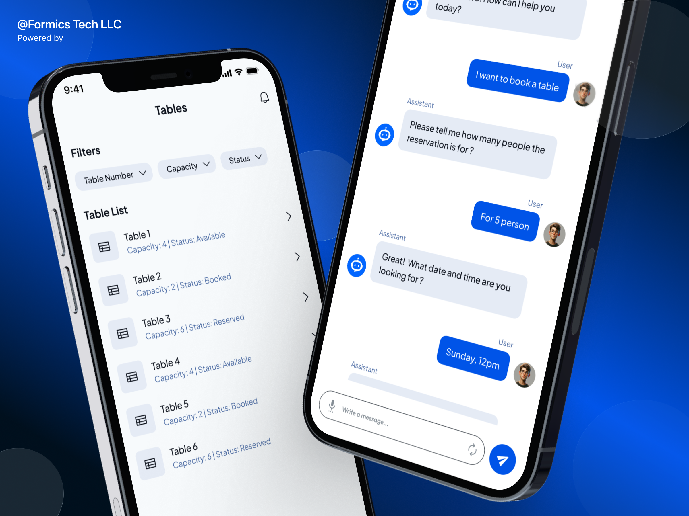Booking Agent — Smarter Restaurant Reservations 🍽️ aiapp bookingagent formicstech productdesign restaurantbooking restauranttech tablebookin