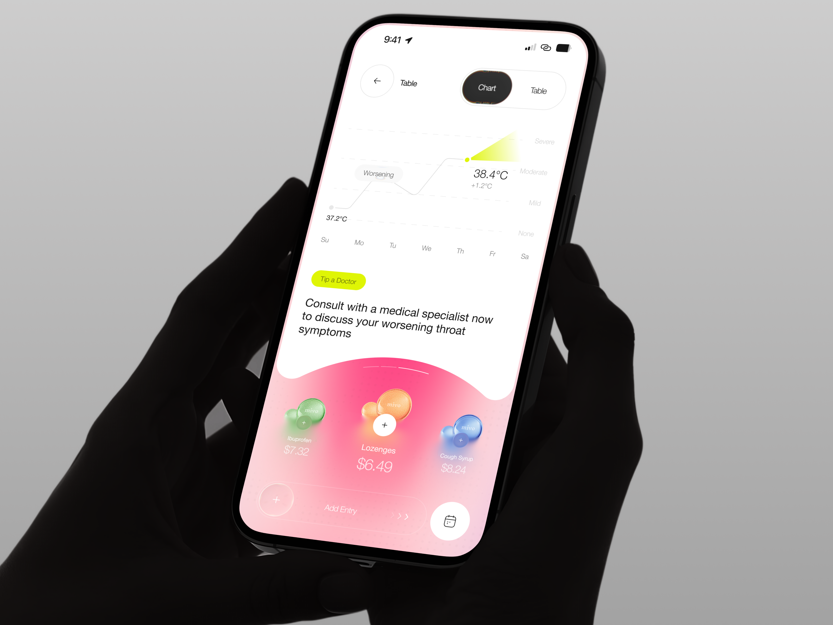 Mivo - Smart Personal Health Care Mobile App app app design b2b business crm design health healthcare interface mobile mobule app product saas ui ui design ux ux design web app wellness