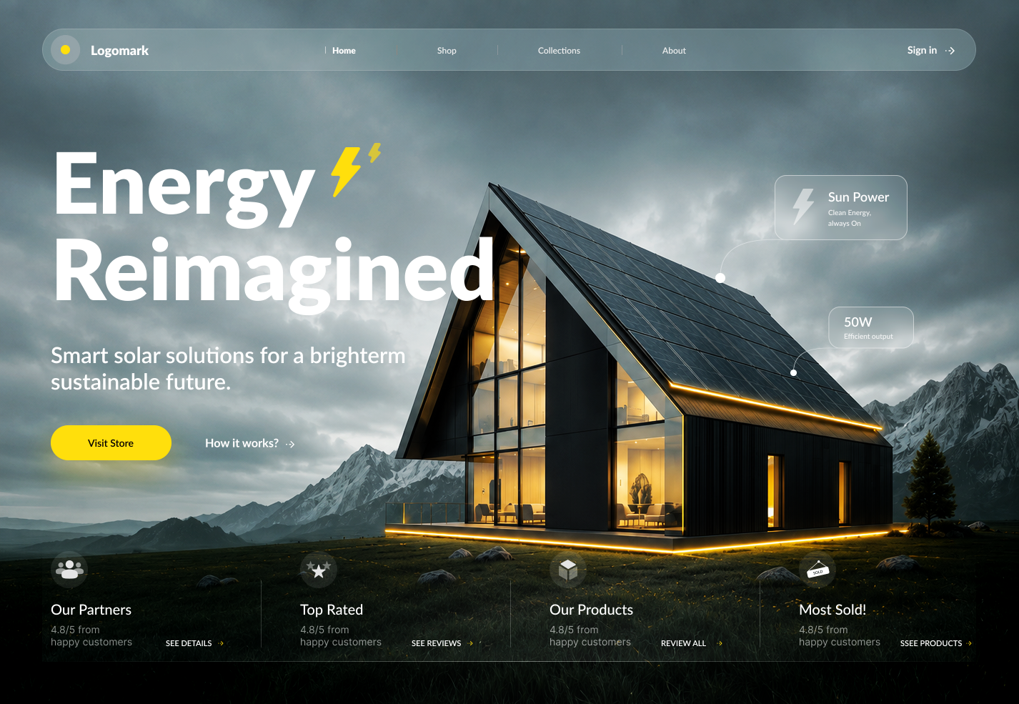 SolarCore — Smart Home Energy Platform Web Design 2026 2026 websites appdesign application design brand design branding designer logo mansoor gull modern websites money website design new websitedesigns solar website uiux webdesign website design