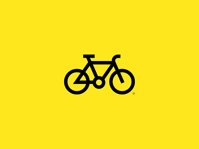 Volocity App Logo for A1 bicycle bike logo minimalistic mobile app motion yellow