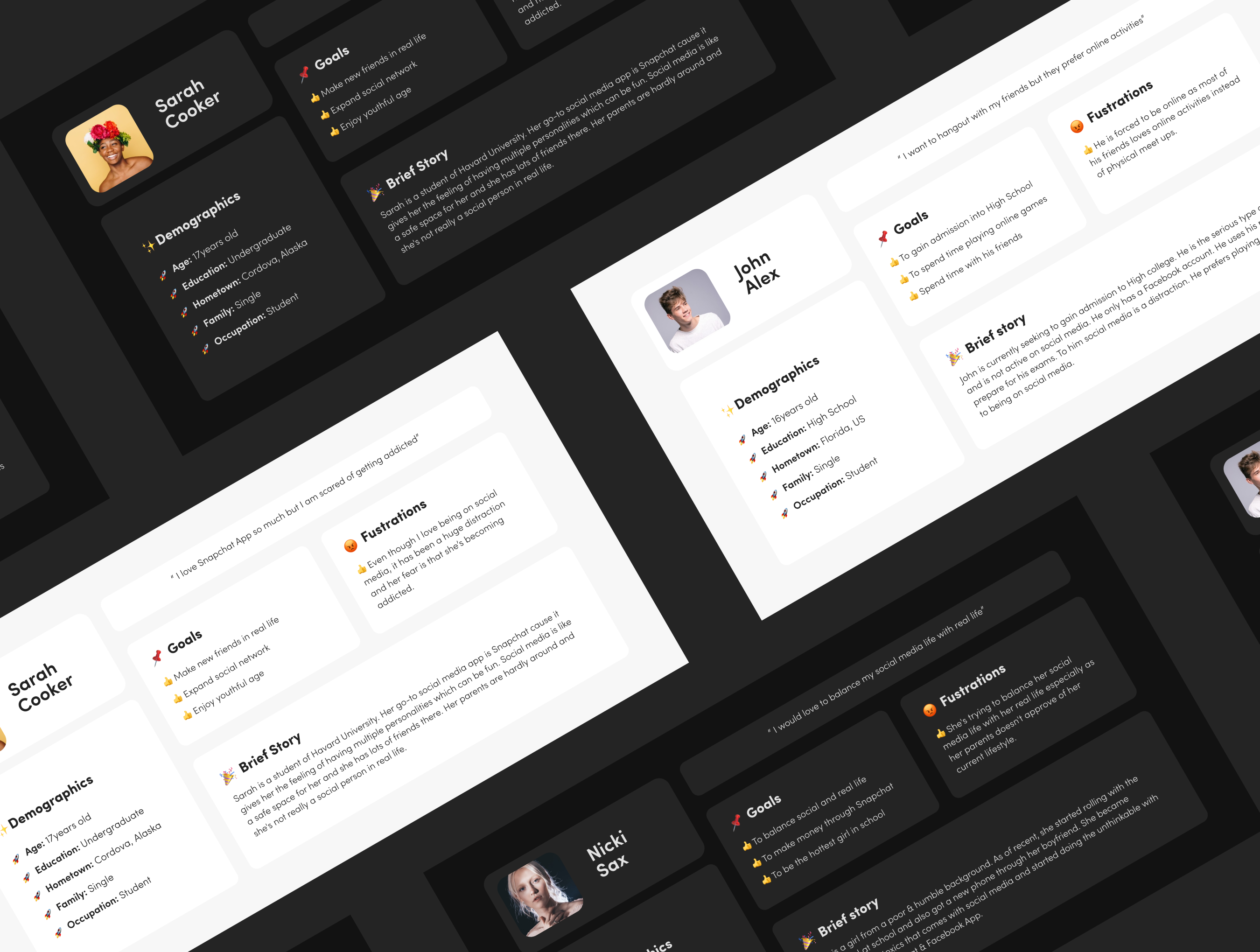 User Personas for Web & Mobile Apps - UI/UX Design - Figma adobe xd app design dashboard design figma freelance graphic design journey mapping mobile app product design remote sitemaps ui upwork user persona user stories userflows ux ux research web app